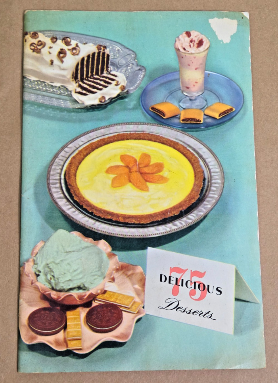 Vintage 1950s Nabisco 75 Delicious Desserts Recipe Booklet Mary Ellen Baker